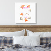 Ruhe und Aloha behalten Leinwanddruck (Insitu (Schlafzimmer))