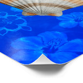 Ruhe und Aloha behalten Poster (Ecke)