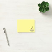 Ruhe und Arbeit von Zuhause behalten Post-it Klebezettel (Büro)