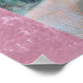 Ruhe und Ballett auf einem einzigartigen Geschenkp Poster (Ecke)