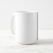 Ruhe und Ballett auf personalisieren Name Tasse be (Vorderseite Links)