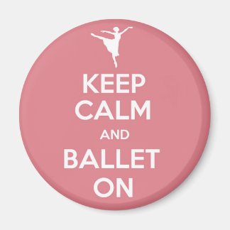 Ruhe und Ballett behalten Magnet