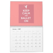 Ruhe und Ballett im Kalender Behalten (Jan 2027)