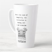 RUHE und Barbarei von Nietzsche Milchtasse (Linke Ecke)