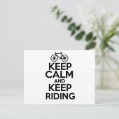 Ruhe und Behaltend Reiten behalten Postkarte (Stehend Vorderseite)
