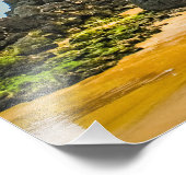 Ruhe und Bewegung am Strand von Downhill Fotodruck (Ecke)