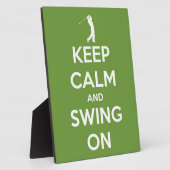 Ruhe und Bewegung auf Grün behalten Fotoplatte (Seite)