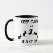 Ruhe und Binky auf Tasse behalten (Links)