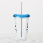 Ruhe und Blueberry auf Akryltumbler behalten Acryltrinkbecher (Rechts)