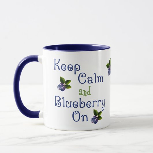 Ruhe und Blueberry auf der Tasse behalten (Links)
