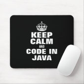 Ruhe und Code in Java lustiges Mousepad behalten (Mit Mouse)