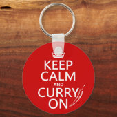 Ruhe und Curry behalt on Schlüsselanhänger (Vorderseite)