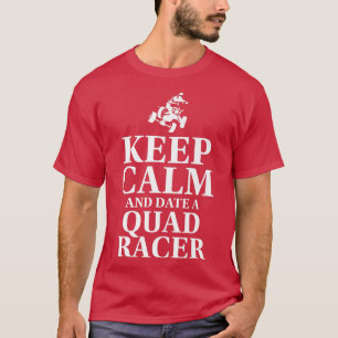 Ruhe und Datum eines Quad Racer Quad Bike Riders 7 T-Shirt