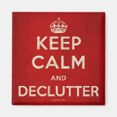 Ruhe und Declutter-Kühlschrankmagnet behalten Magnet (Vorne)