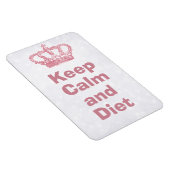 Ruhe und Diät behalten Magnet (Rechte Seite)