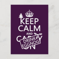 Ruhe und Drink Eggnog behalten (Farben anpassen)