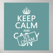 Ruhe und Eis behalten Poster (Vorne)