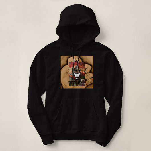 Ruhe und Energie vor dem Sturm des dritten Auges Hoodie (Design vorne)