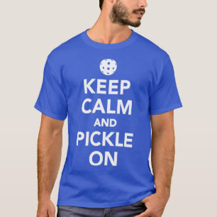 Ruhe und Entspannung am Pickleball behalten T-Shirt