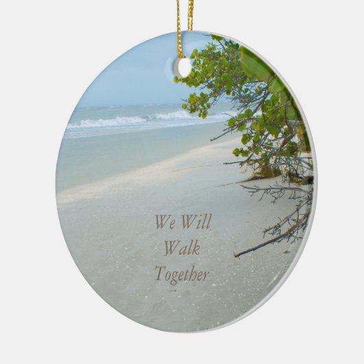 Ruhe und Entspannung auf der Insel Sanibel Island Keramikornament (Links)