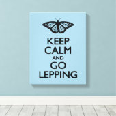 Ruhe und Entspannung behalten Leinwanddruck (Insitu (Holzboden))