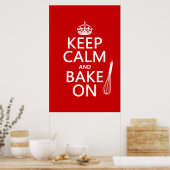 Ruhe und Erholung behalten Poster (Küche)