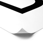 Ruhe und Essen von Donuts behalten Poster (Ecke)