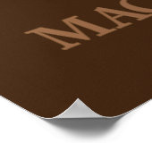 Ruhe und Essen von Macarons behalt Poster (Ecke)