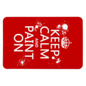 Ruhe und Farbe behalten (in allen Farben) Magnet (Horizontal)