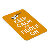 Ruhe und Fiddle On (Orange) behalten Magnet (Rechte Seite)