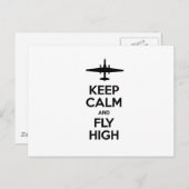 Ruhe und Fliegen hoch U-2 behalten Postkarte (Vorne/Hinten)