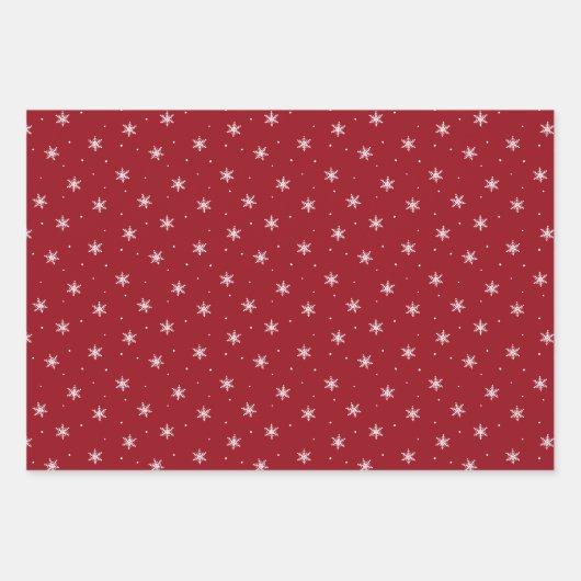 Ruhe und Freude Cranberry Holiday Foto Collage Geschenkpapier Set (Vorderseite 2)