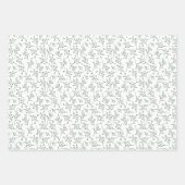 Ruhe und Freude Green Holiday Foto Collage Geschenkpapier Set (Vorderseite 3)