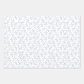 Ruhe und Freude Light Blue Holiday Foto Collage Geschenkpapier Set (Vorderseite 3)