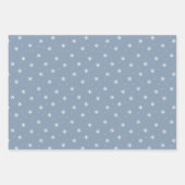 Ruhe und Freude Light Blue Holiday Foto Collage Geschenkpapier Set (Vorderseite 2)