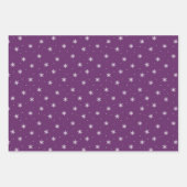 Ruhe und Freude Lila Urlaub FotoCollage Geschenkpapier Set (Vorderseite 2)