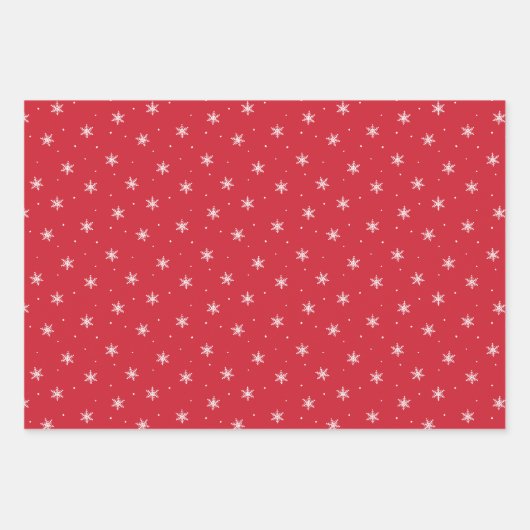 Ruhe und Freude Roter Urlaub Foto Collage Geschenkpapier Set (Vorderseite 2)