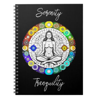 Ruhe und Friedliche Meditation Notizblock