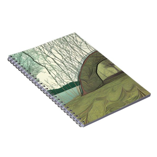 Ruhe und Friedliches Camping Notizblock (Rechte Seite)