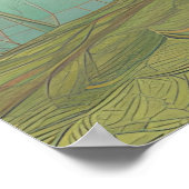 Ruhe und Friedliches Camping Poster (Ecke)