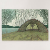 Ruhe und Friedliches Camping Puzzle (Horizontal)