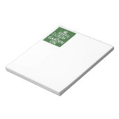 Ruhe und Garten behalten - Alle Farben Notizblock (Rotiert)