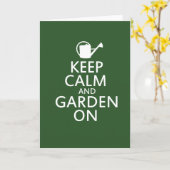 Ruhe und Garten Behalten Karte (Gelbe Blume)