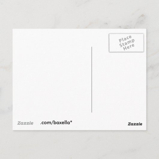 Ruhe und Garten behalten Postkarte (Rückseite)