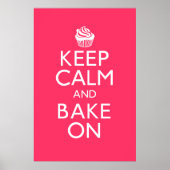 Ruhe und Gebäck auf Plakat behalten (Vorne)