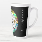 Ruhe und Gelassenheit Friedliche Meditation Milchtasse (Rechts)