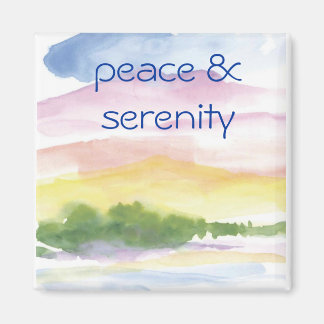 Ruhe und Gelassenheit Magnet