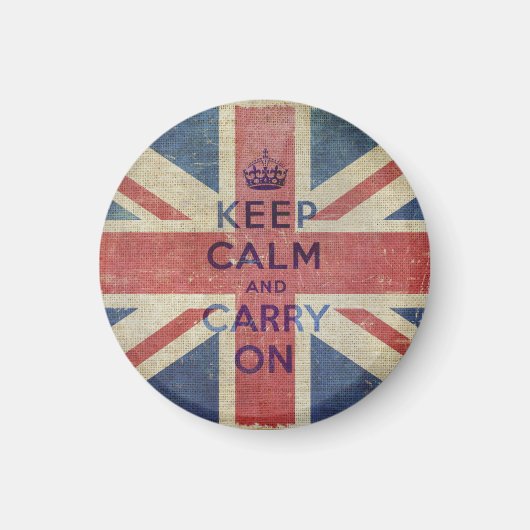 Ruhe und Gelassenheit unter britischer Flagge beib Magnet (Vorne)