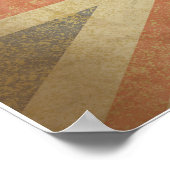 Ruhe und Gelassenheit unter britischer Flagge beib Poster (Ecke)