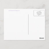 Ruhe und Geschäfte auf dem Lavendel behalten Postkarte (Rückseite)